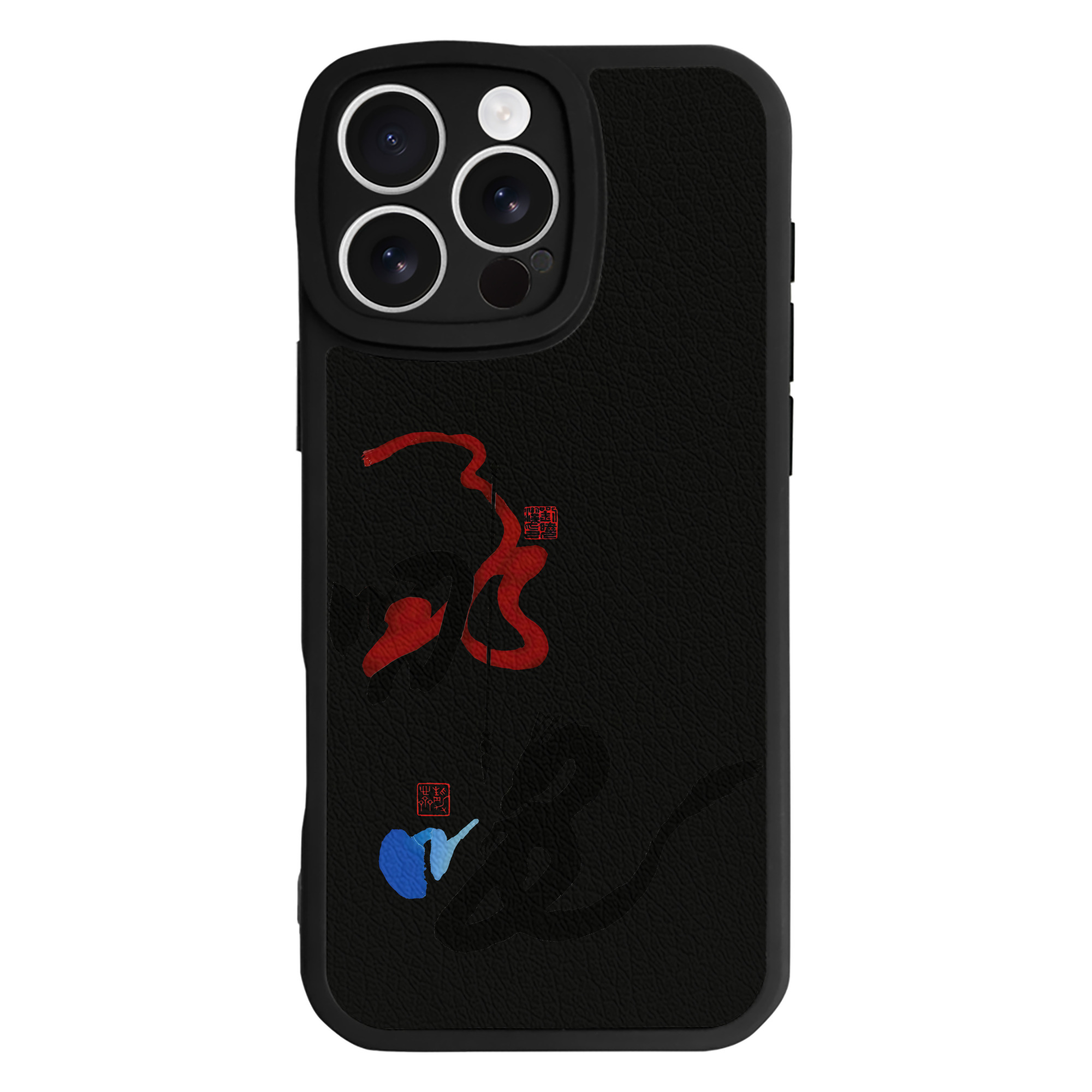 （画像用） Ne Zha 2 ナタ 魔童の大暴れ 【iPhone 16シリーズ対応】シリコンスマホケース（レザー調） 材質：シリコン